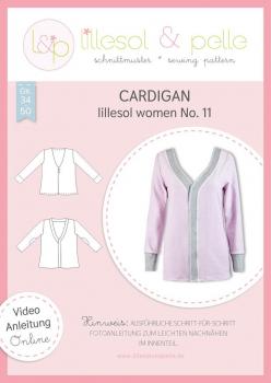 Papierschnittmuster lillesol women No.11 Cardigan